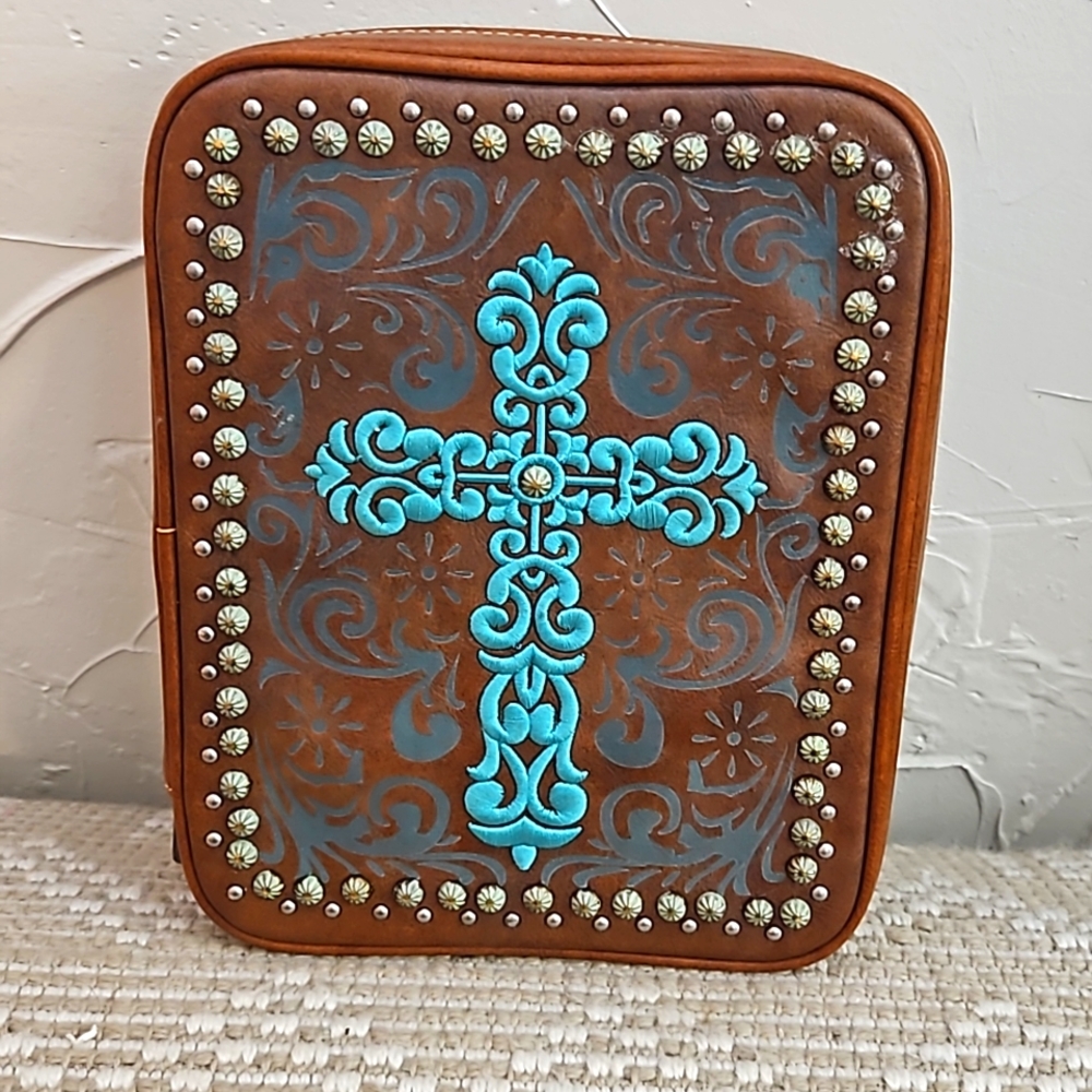 Leather Montana West Bible case or use as appointment book case also